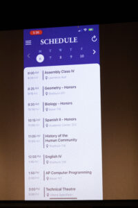 screenshot of the new Nobles app during assembly